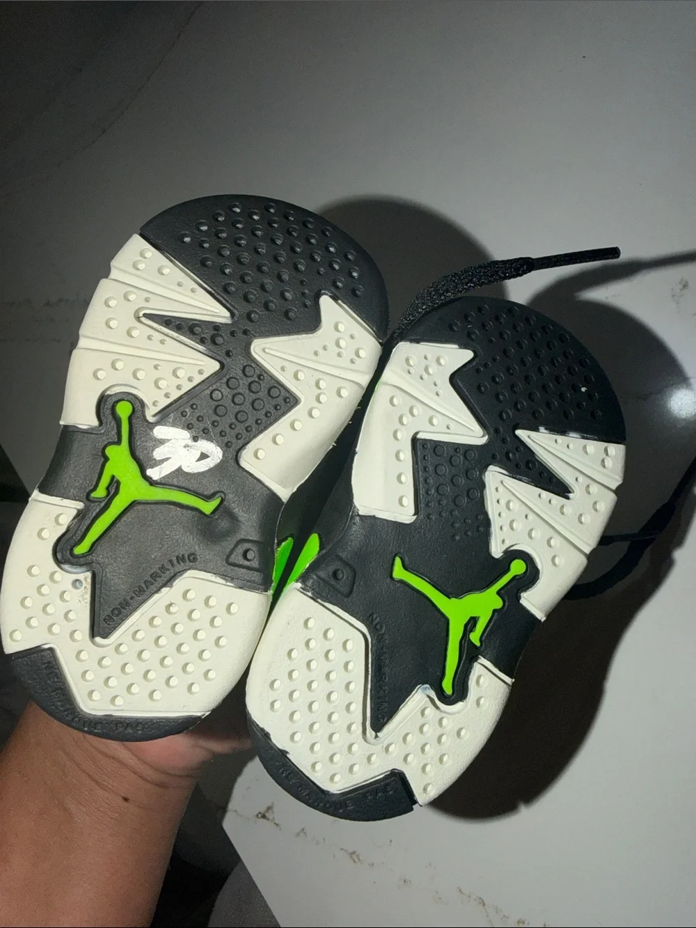 100% Authentic Infant Jordans Size 2C NEVER USED . No Damages No Stains . NO BOX